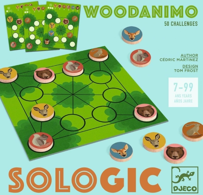 Djeco Woodanimo Gioco di Logica in Legno