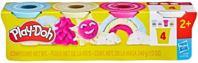 Play-Doh set con barattoli e coriandoli