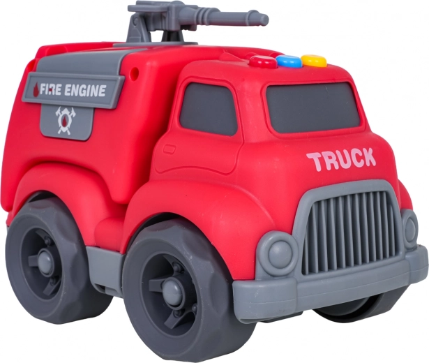 Luci lampeggianti e suoni realistici