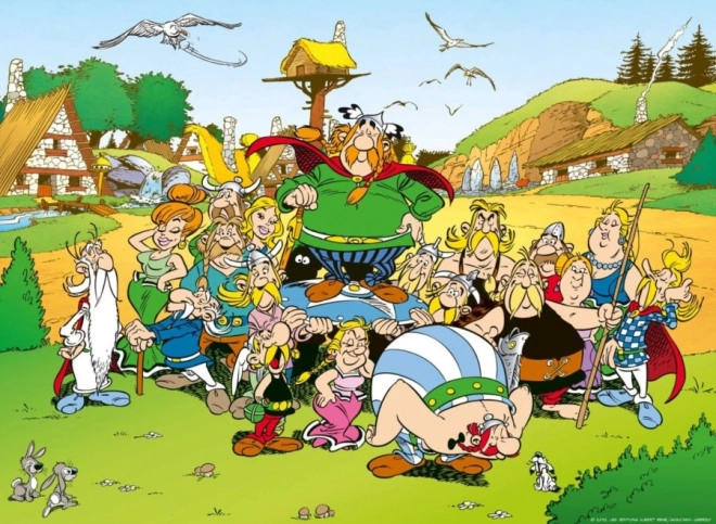 Puzzle Asterix e Obelix: Il Villaggio 500 pezzi