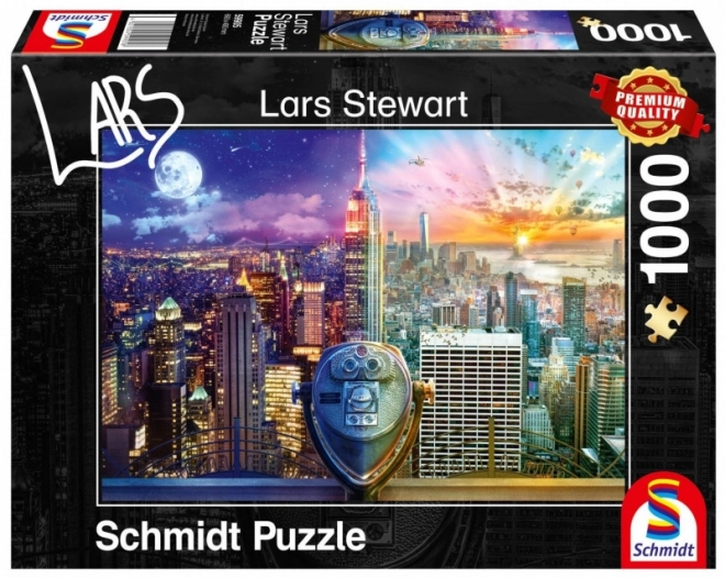 Puzzle Schmidt Giorno e Notte: New York 1000 Pezzi