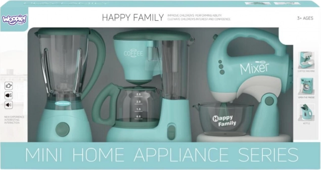 WOOPIE Set di elettrodomestici per bambini 3in1 Frullatore Mixer Robot da cucina