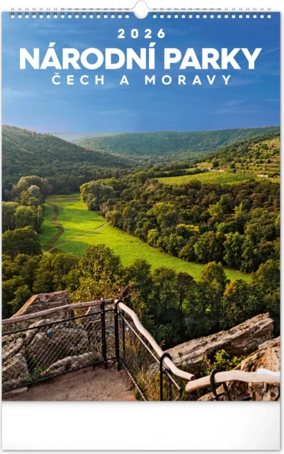 Calendario da parete Parchi Nazionali di Boemia e Moravia 2026