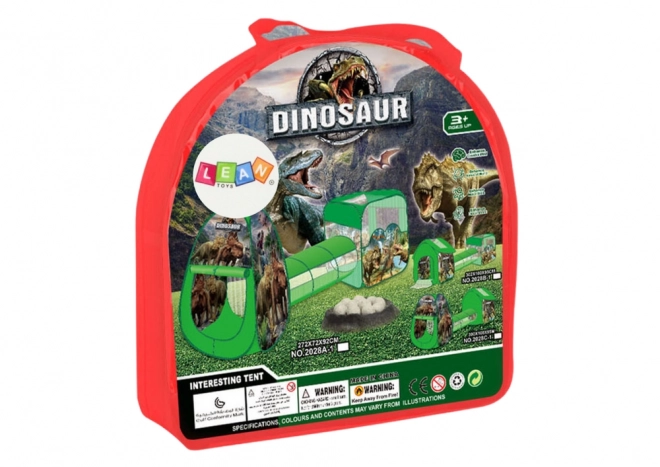 Parco Giochi 3 in 1 Tenda Dinosauri