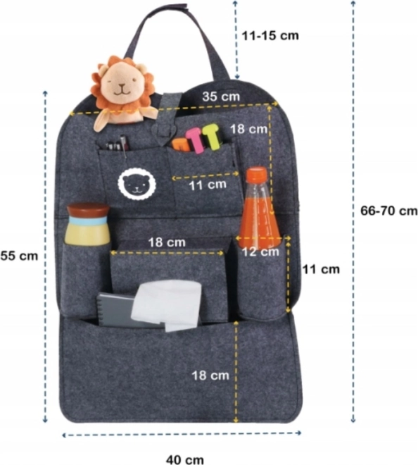 7 tasche per la massima organizzazione