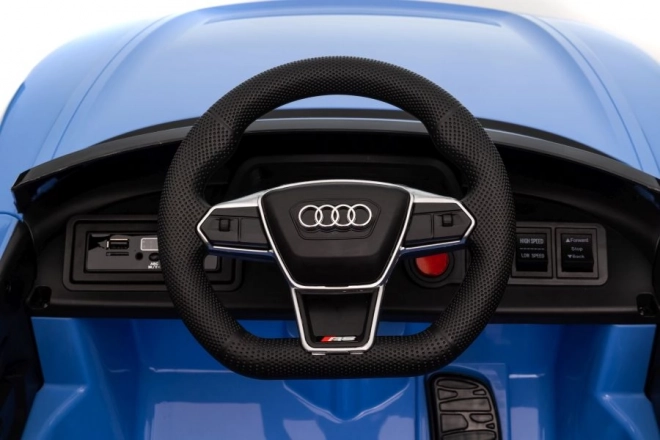 Auto a batteria AUDI e-tron GT blu