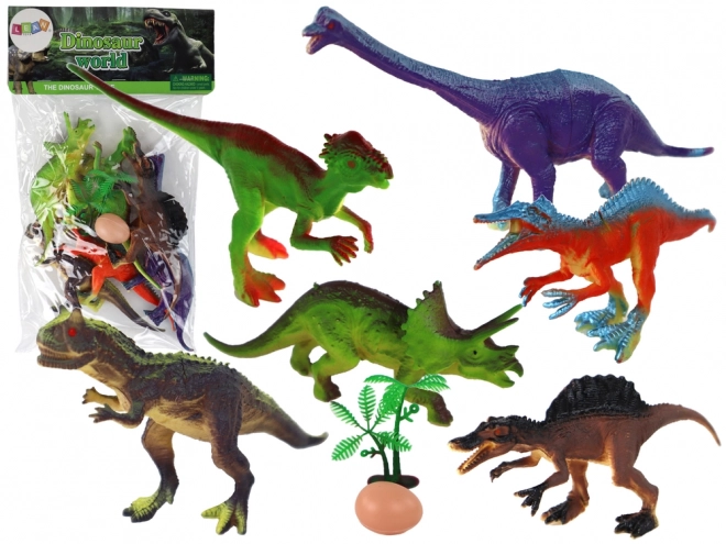 Set di 6 Dinosauri con Accessori