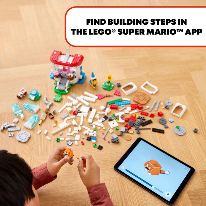 Lego Super Mario - Torre di Ghiaccio di Peach Gatto - Set di Espansione