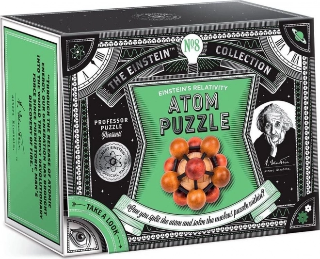 Profesor Puzzle Rompicapo in Legno Atom