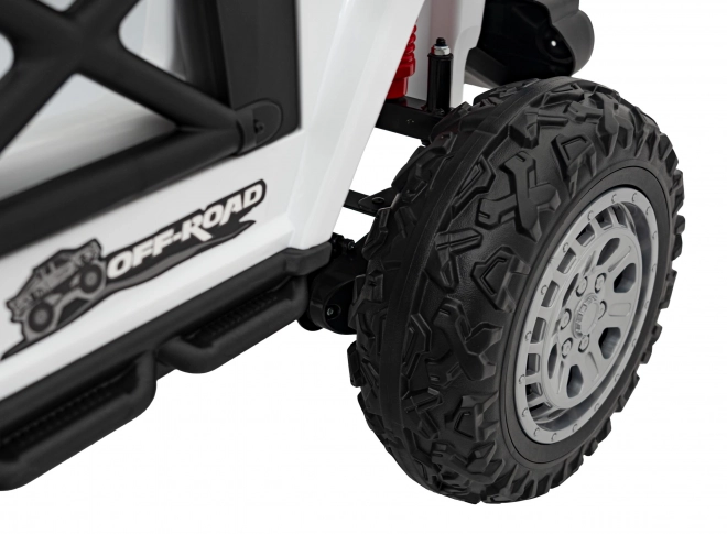 Auto elettrico per bambini fuoristrada Speed bianco