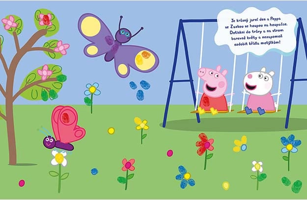 Dita colorate Peppa Pig