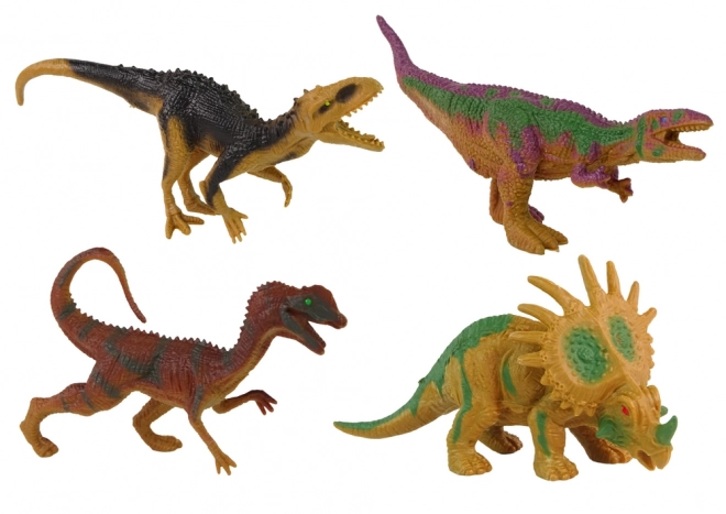 Set di Figure Dinosauri Parco Animali 8 Pezzi