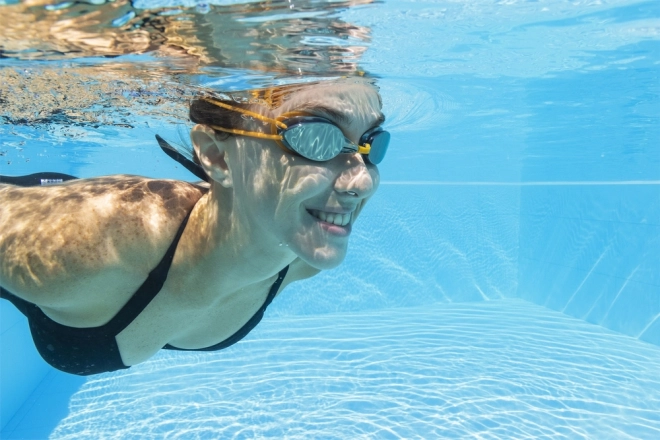 Occhialini da Nuoto a Specchio Arancioni