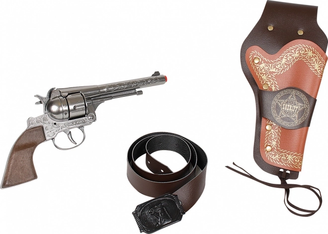 Set cowboys pistola e stella da sceriffo