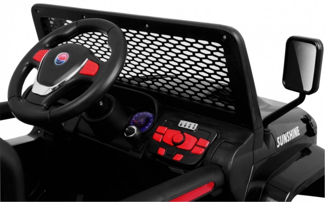 Auto elettrico Jeep Raptor 4x4 nero