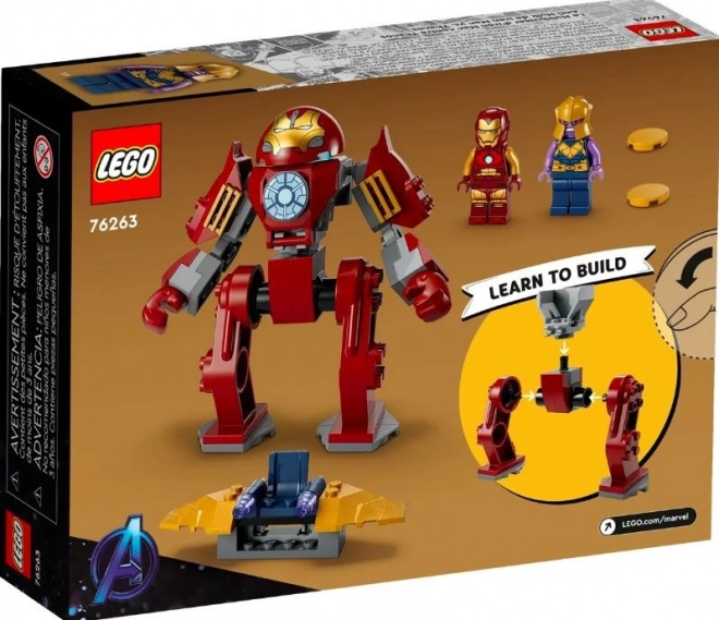 Iron Man Hulkbuster contro Thanos di LEGO Marvel