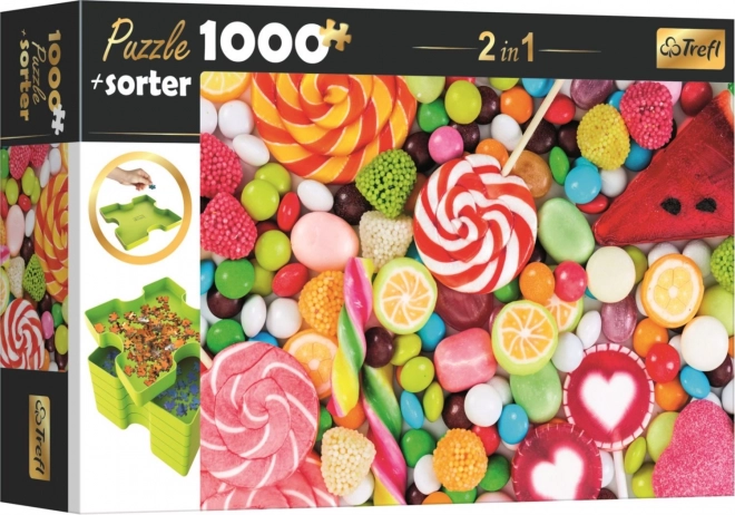 Puzzle Trefl dolci 2 in 1 con smistatore 1000 pezzi