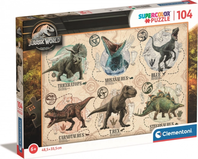 Puzzle Jurassic World 104 Pezzi