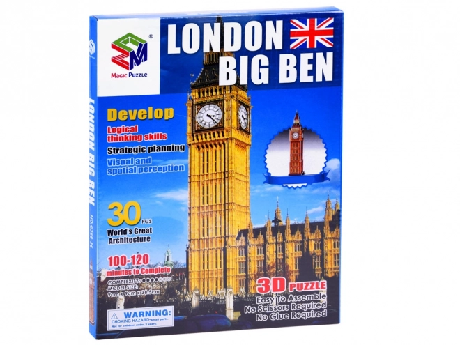 Puzzle 3D Londra Big Ben