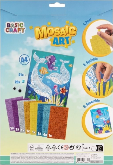 Mozaico Sottomarino Creativo per Bambini GRAFIX