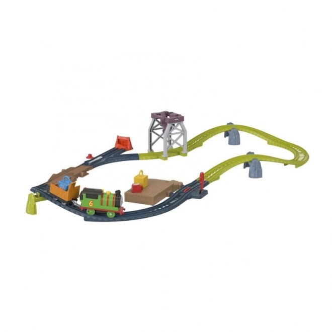 Fisher-Price Thomas e gli Amici Set di Treno con Locomotiva motorizzata Pietro