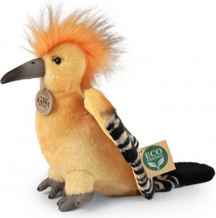Rappa upupa crestuta in peluche 20 cm eco-friendly