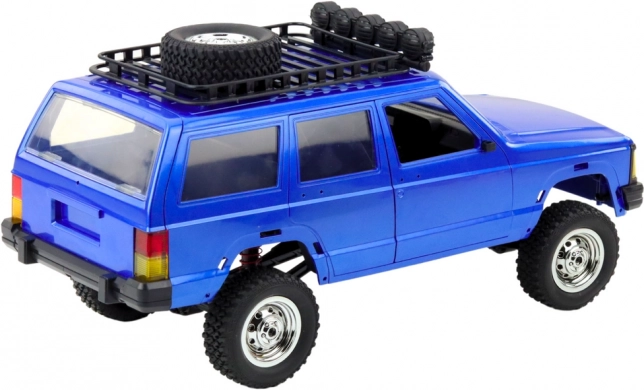 Auto da corsa RC 4x4 MN78 blu 1:12