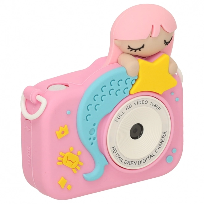 Fotocamera digitale per bambini rosa