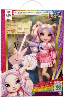 Rainbow High junior bambola alla moda Bella con basso