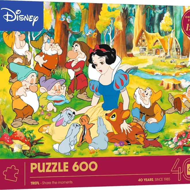Puzzle Disney: Biancaneve e i sette nani, 600 pezzi