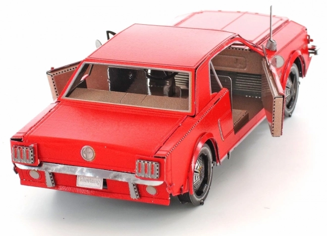 Puzzle 3D Metal Earth Ford Mustang 1965 Rosso