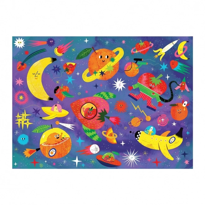 Puzzle frutta spaziale profumata Mudpuppy 60 pezzi