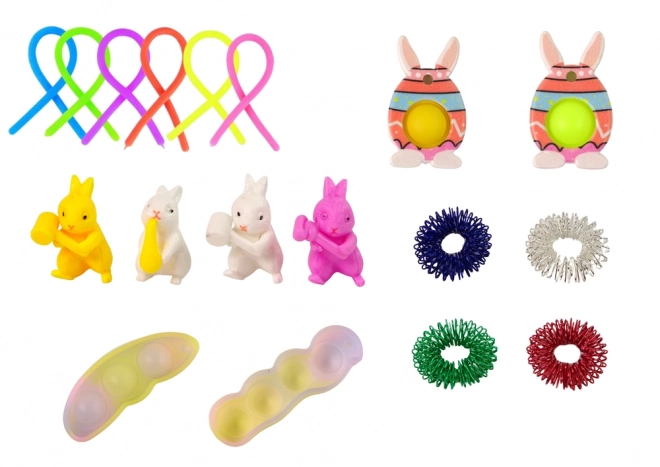 Set di Giocattoli Fidget di Pasqua Pop It