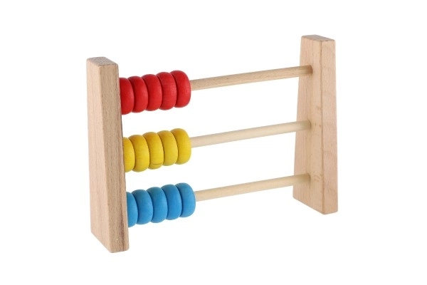 Contatore di legno colorato per bambini