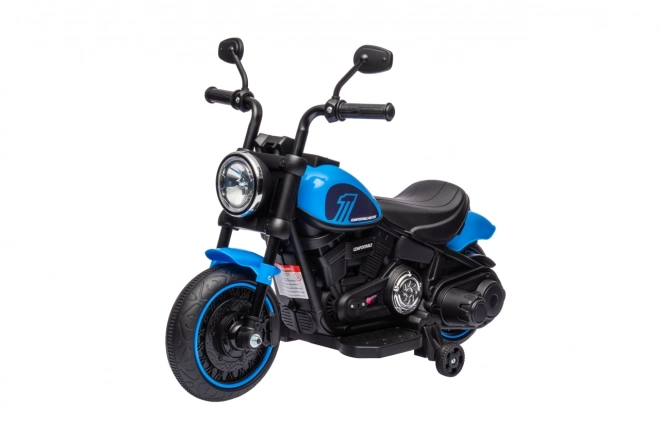 Motocicletta Chopper per bambini con batteria e radio FM