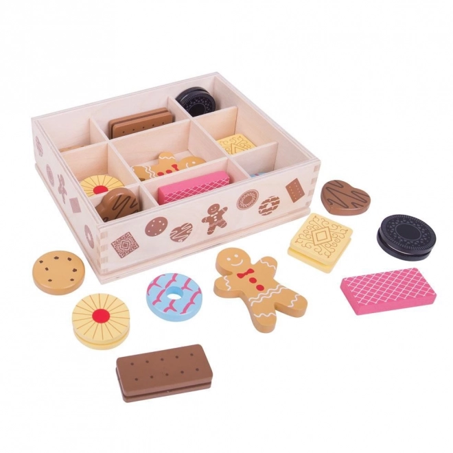 Scatola di biscotti in legno Bigjigs Toys