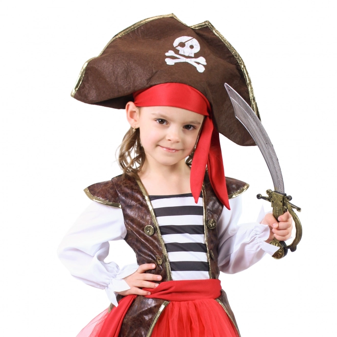 Costume da piratessa per bambina - Taglia S