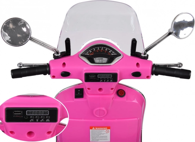 Scooter elettrico Vespa GTS Super per bambini – Bianco