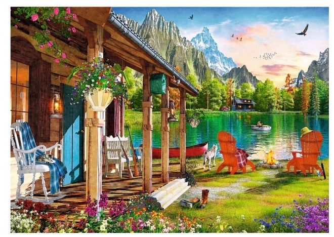 Puzzle 500 pezzi Casa in Montagna