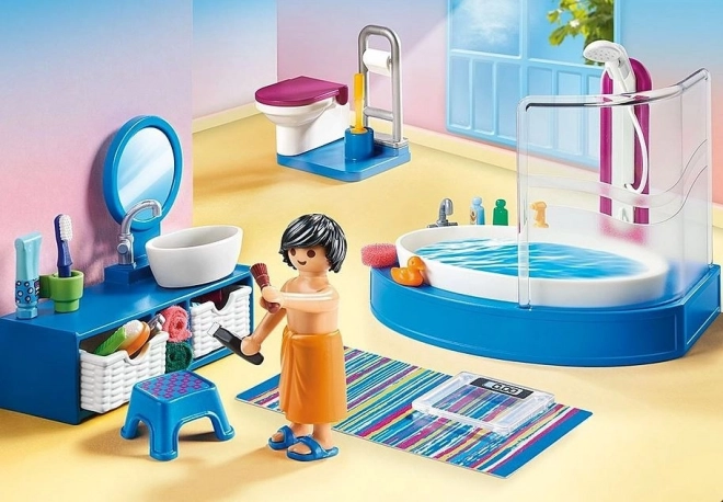 Bagno con vasca da bagno Playmobil Dollhouse