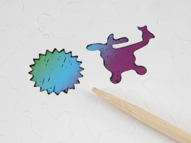 Disegno da grattare scintillante