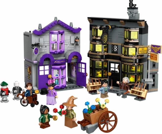 Set costruzioni LEGO Harry Potter Negozi di Ollivander e Madame Malkin