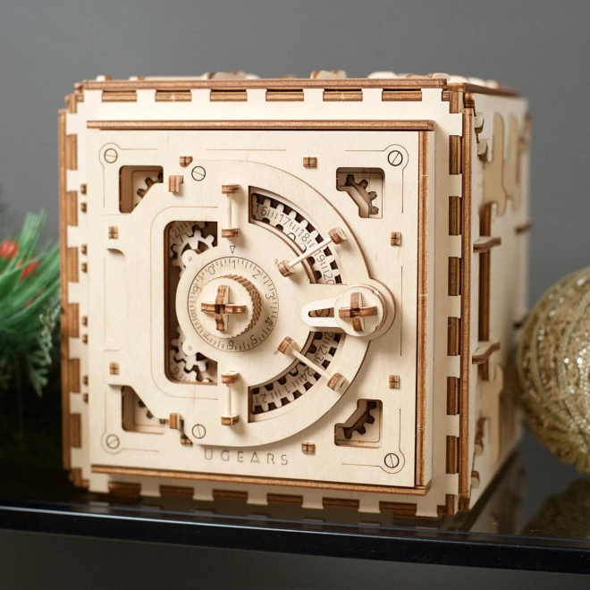 Puzzle meccanico 3D in legno Cassaforte di Ugears