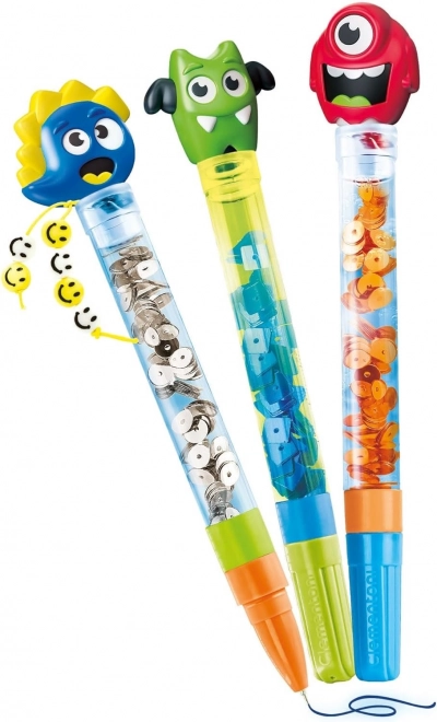 CLEMENTONI IDEA Set creativo per la realizzazione di penne – mostro