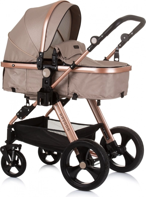 Passeggino combinato Havana 2 in 1 Golden Beige