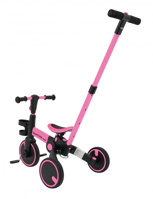 Bicicletta Happy Bike 3in1 Sportrike Rosa