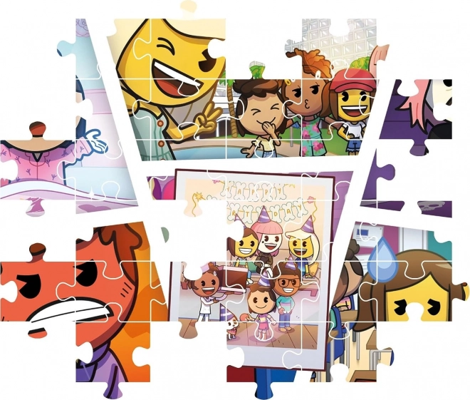 Puzzle 180 pezzi - Emojii Town