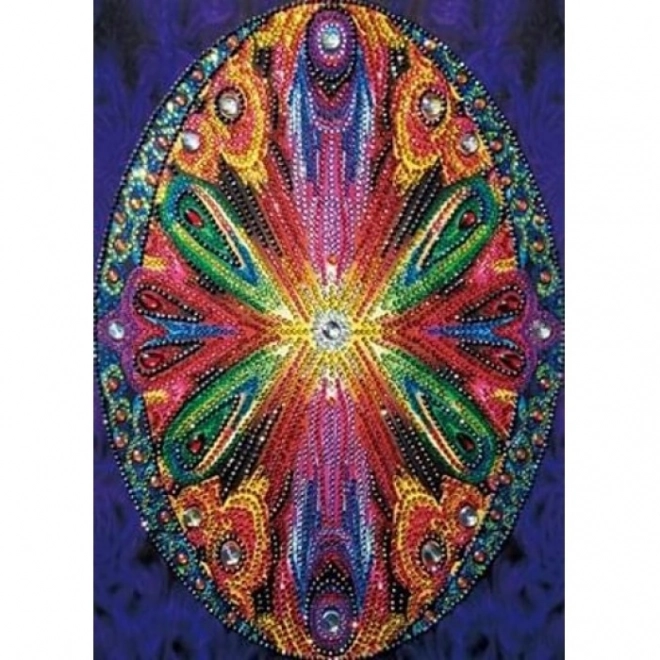 Set per pittura di diamanti - mandala ovale