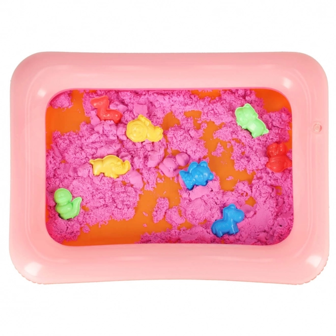 Piasek Kinetyczny Blu con Forme e Piscina – rosa