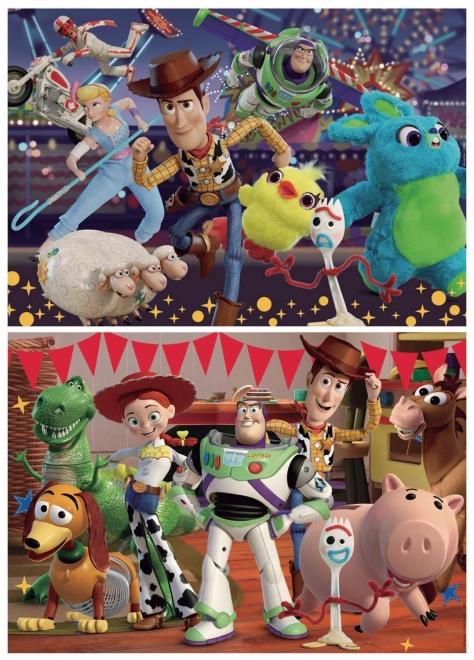 Puzzle EDUCA Toy Story 4, set 2x100 pezzi